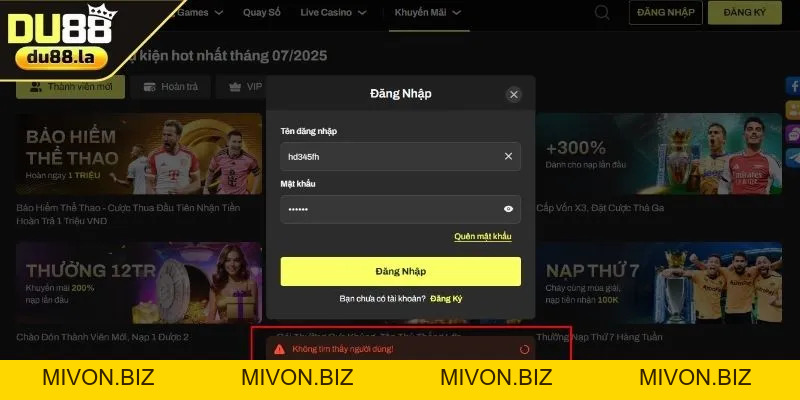 Đăng Nhập DU88 Nhanh Chóng – Truy Cập Ngay Chỉ 1 Click - mivon