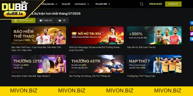 Giới Thiệu DU88 – Sân Chơi Cá Cược Uy Tín Hàng Đầu - mivon