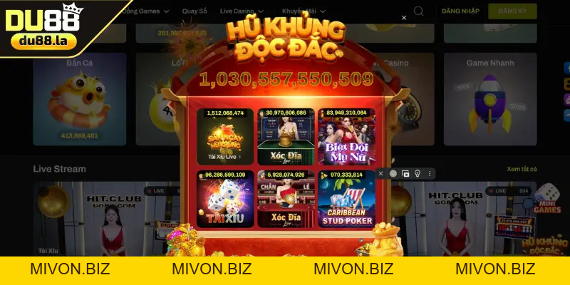 Giới Thiệu DU88 – Sân Chơi Cá Cược Uy Tín Hàng Đầu - mivon
