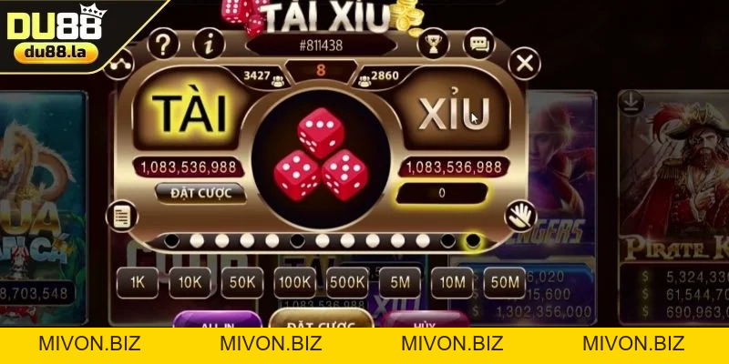 Tài Xỉu Trực Tuyến DU88 – Game Hấp Dẫn Nhất Mọi Thời Đại - mivon