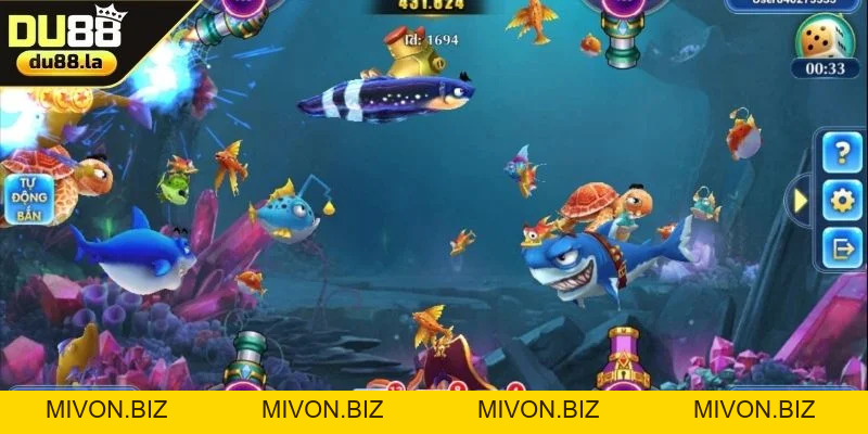 TOP 5 Game Bắn Cá Siêu Đẳng Cực Hot Hit Tại Nhà Cái DU88 - mivon