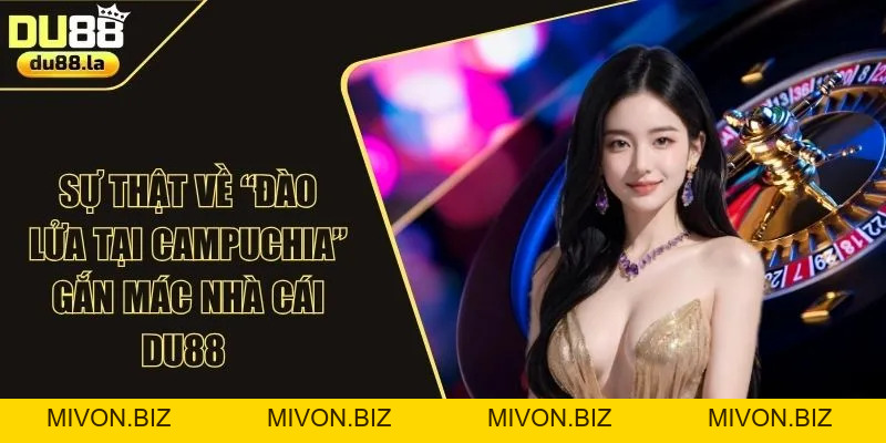Sự Thật Về “Đào Lửa Tại Campuchia” Gắn Mác Nhà Cái DU88 - mivon